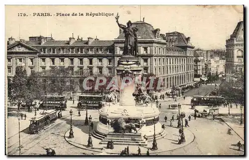 Paris - 10 - Place de la Republique - Cartes postales