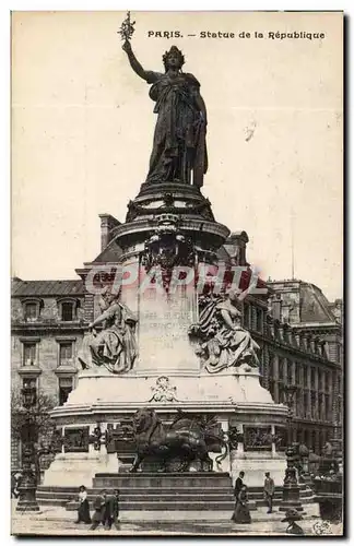 Paris - 10 - Statue de la Republique - Cartes postales