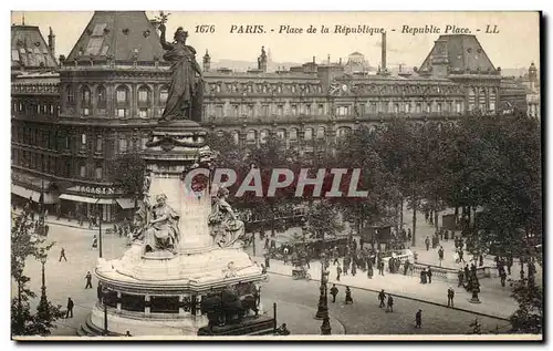 Paris - 10 - Place de la Republique - Cartes postales