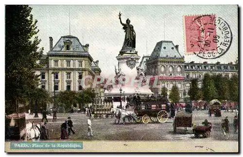 Paris - 10 - Place de la Republique - Cartes postales