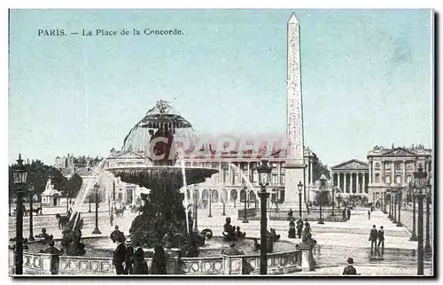 Paris - 8 - Place de la Concorde - Cartes postales