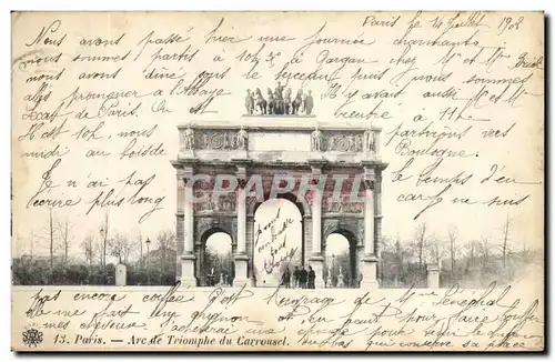 Paris - 1 - Arc du Carrousel - Cartes postales