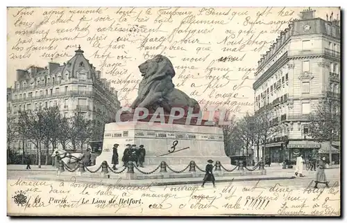 Paris - 14 - Le Lion ed Belfort - Cartes postales