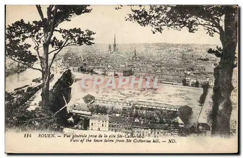 Rouen - Vue Generale prise de la Cote Ste Catherine - Ansichtskarte AK