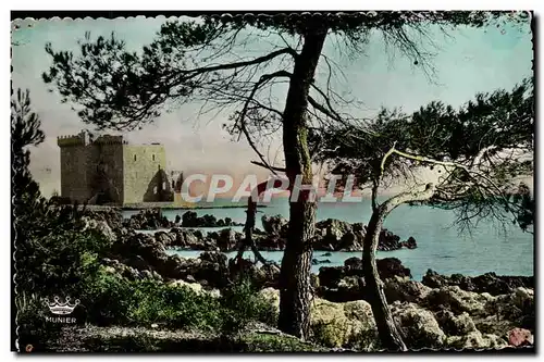 Cannes - Ruines du Vieux Chateau Fortifie de l&#39Abbaye de Lerias - Ansichtskarte AK