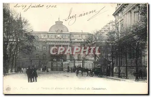 Ansichtskarte AK Paris Palais de justice et le tribunal de commerce