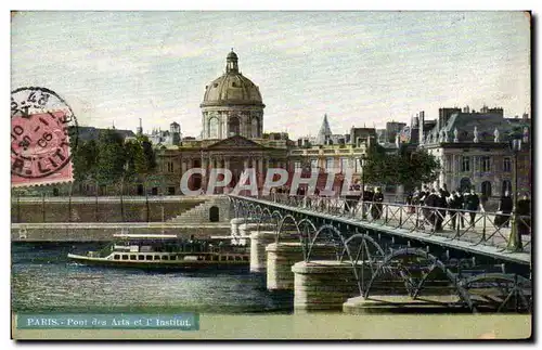 Cartes postales Paris Pont des Arts et l&#39institut