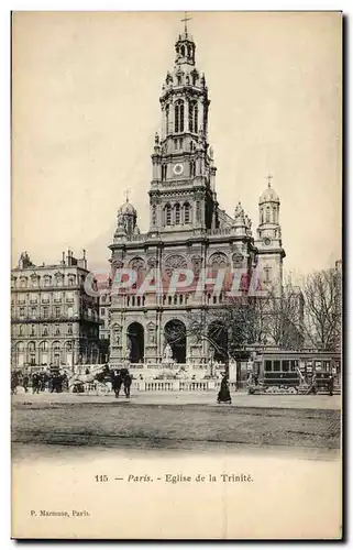 Cartes postales Paris Eglise de la TRinite