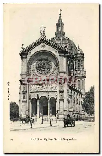 Cartes postales Paris Eglise Saint Augustin