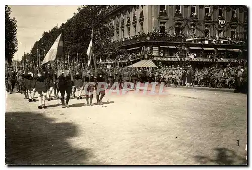 Ansichtskarte AK Paris Les defiles de la victoire 14 juillet 1919 CAfe de la paix Opera