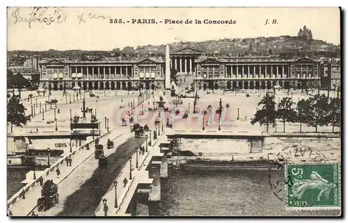 Cartes postales Paris Place de la Concorde