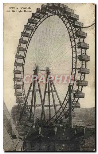 Cartes postales Paris La grande roue