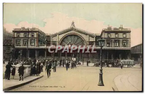 Cartes postales Paris Gare de l&#39est