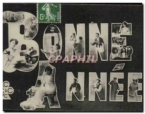 Fetes - Bonne Annee -- Souvenir Style - Cartes postales