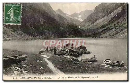 Cartes postales Environs de Cauterets La lac de Gaube et le Vignemale