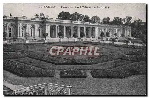 Cartes postales Versailles Facade du grand Trianon sur les jardins