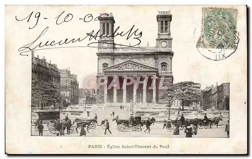 Cartes postales Paris Eglise Saint Vincent de Paul