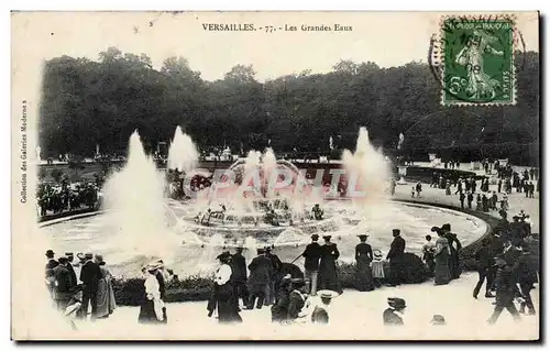 Ansichtskarte AK Versailles Les grandes eaux