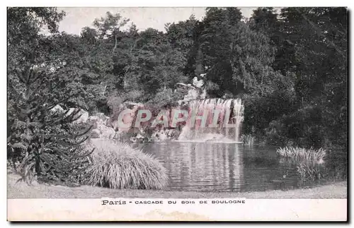 Paris Ansichtskarte AK Cascade du Bois de Boulogne