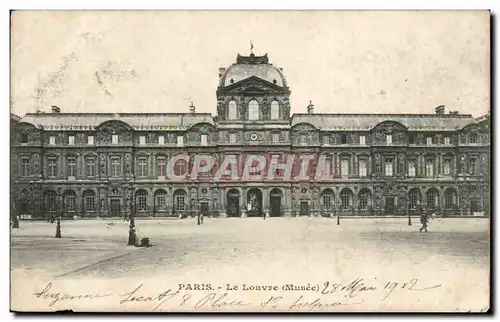 Cartes postales Paris Le Louvre Musee