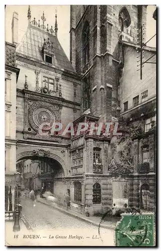 Rouen Cartes postales La grosse horloge