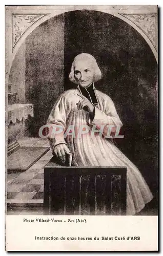 Cartes postales Instruction de onze heures du Saint Cure d'Ars