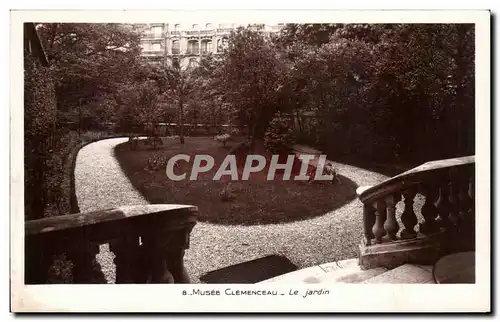 Paris Cartes postales Musee clemenceau Le jardin