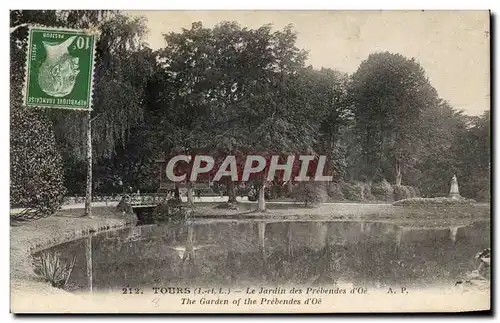 Cartes postales Tours Le jardin des Prebendes d&#39Oe