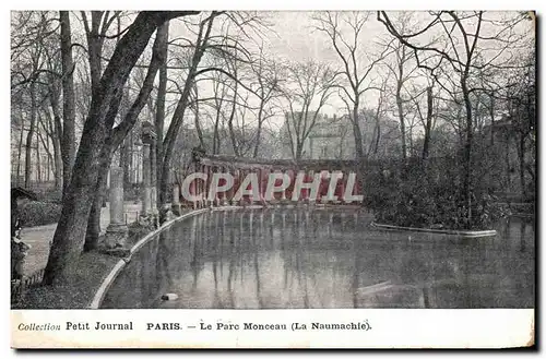 Paris Ansichtskarte AK Parc Monceau (la Naunachie)