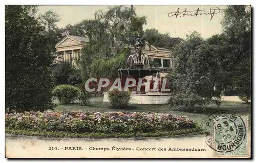 Paris Ansichtskarte AK Champs Elysees Concert des Ambassadeurs