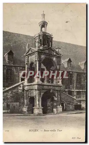 Cartes postales Rouen Basse vieille tour