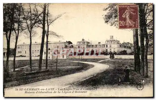 Cartes postales St Germain en Laye Les loges Maison d&#39education de la legion d&#39honneur