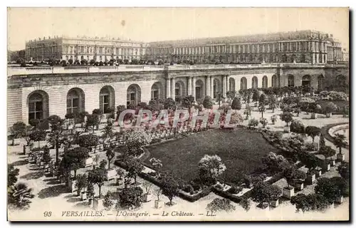 Cartes postales Versailles l&#39orangerie Le chateau