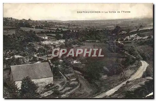 Cartes postales Chateau Chinon La vallee de l'Yonne