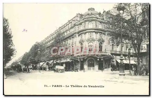 Ansichtskarte AK Paris Theatre de Vaudeville