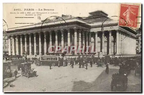 Cartes postales Paris La Bourse