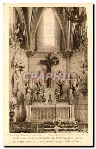 Ansichtskarte AK Maitre autel de la chapelle du couvent St Gildard