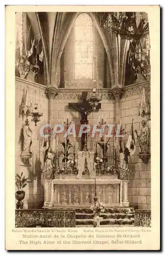 Cartes postales Maitre autel de la chapelle du couvent St Gildard