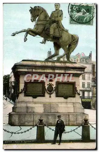 Cartes postales Rouen Statue de Napoleon 1er