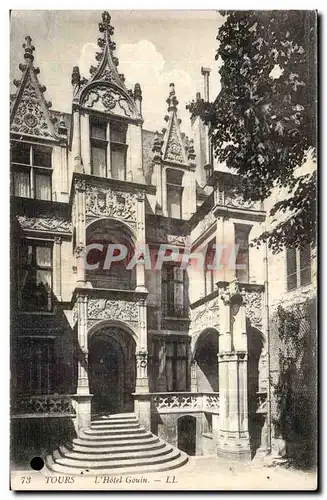 Cartes postales Tours L'hotel Gouin