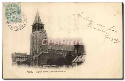 Cartes postales Paris Eglise Saint Germain des Pres