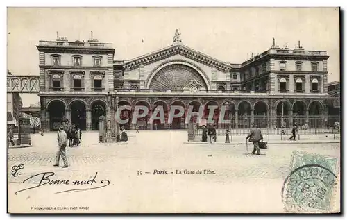 Cartes postales Paris Gare de l&#39Est