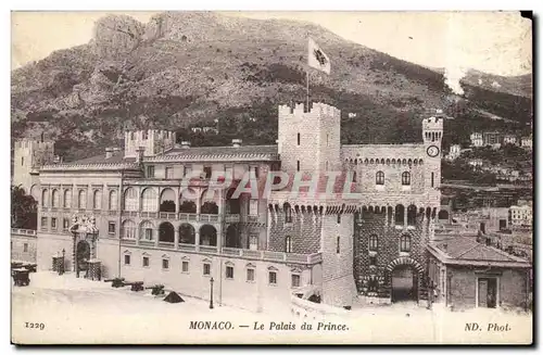 Cartes postales Monaco Le palais du prince