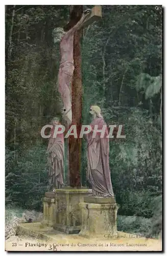 Cartes postales Flavigny Calvaire du cimetiere de la maison Lacordaire