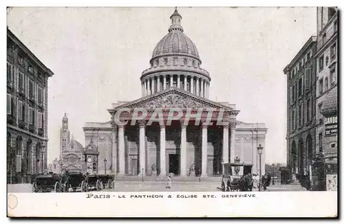 Paris Ansichtskarte AK Pantheon et Eglise Ste Genevieve