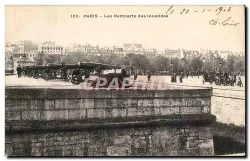 Paris Ansichtskarte AK Les remparts des Invalides