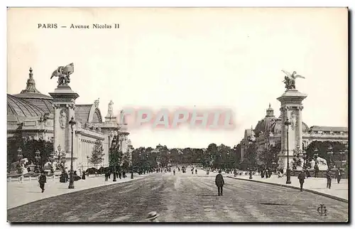 Paris Cartes postales Avenue Nicolas II