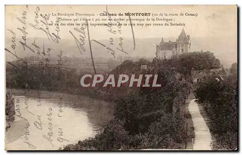 Cartes postales Dordogne Chateau de Montfort