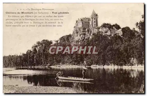 Cartes postales Dordogne Chateau de Montfort