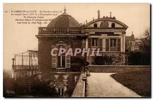 Ansichtskarte AK Saint Germain en Laye le pavillon Herni IV